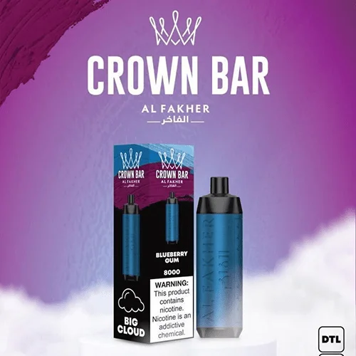 CROWN-BAR-ALFAKHER-BLUEBERRY-BUBBLE-GUM-8000-PUFFS.webp