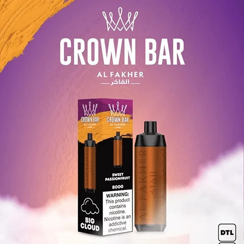 CROWN-BAR-ALFAKHER-SWEET-PASSIONFRUIT-8000-PUFFS.webp